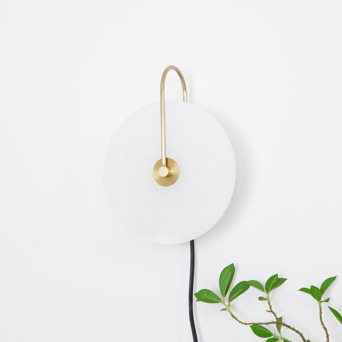 Alabaster LED Plug - In Wall Lamp - Simprolos