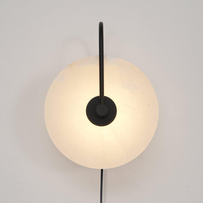 Alabaster LED Plug - In Wall Lamp - Simprolos