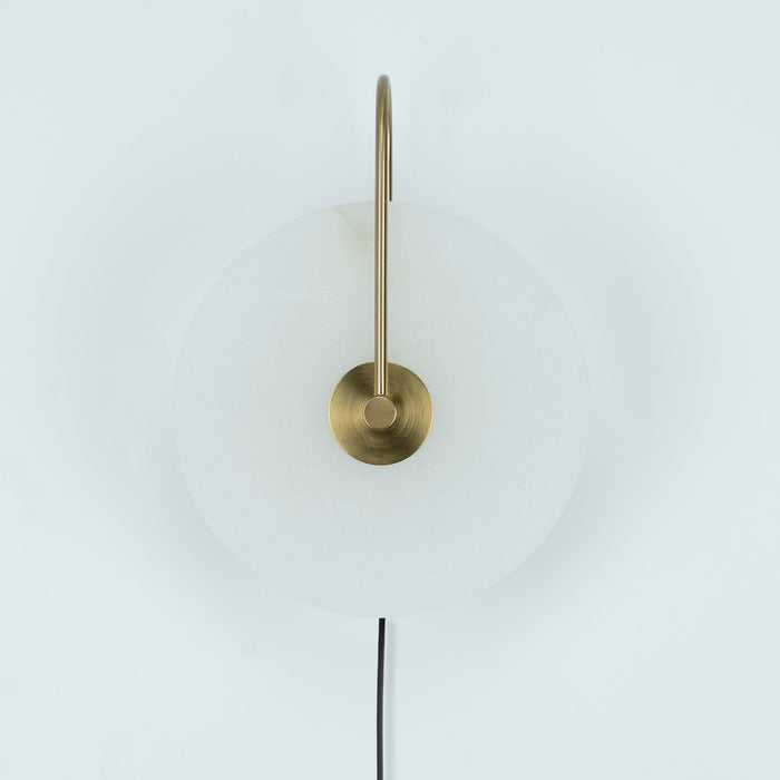 Alabaster LED Plug - In Wall Lamp - Simprolos