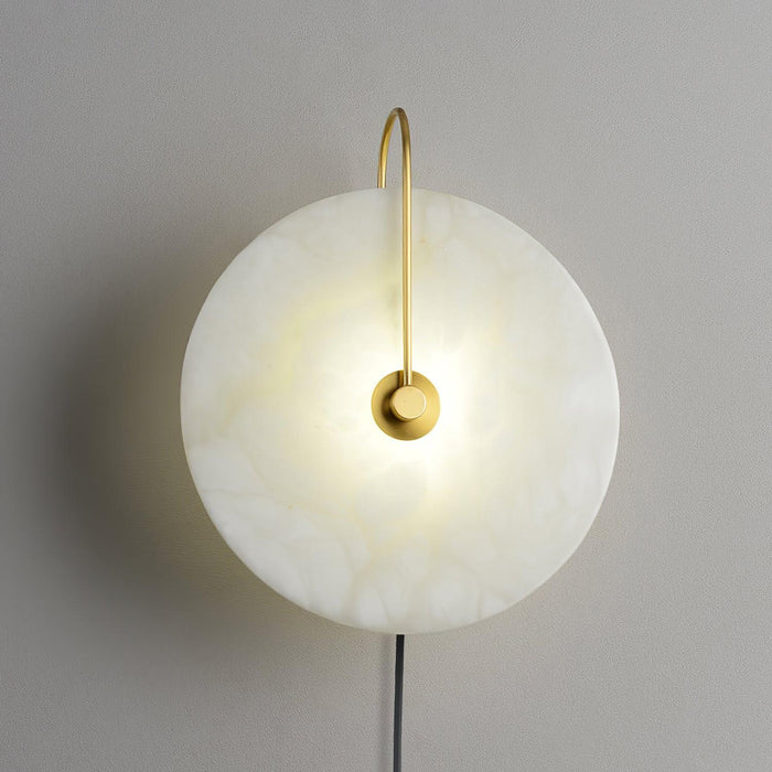Alabaster LED Plug - In Wall Lamp - Simprolos