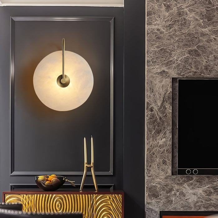 Alabaster LED Plug - In Wall Lamp - Simprolos