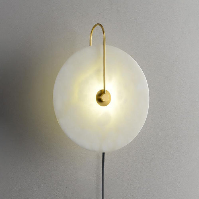 Alabaster LED Plug - In Wall Lamp - Simprolos