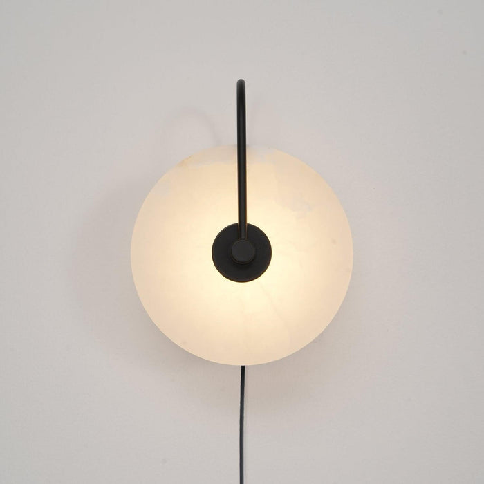 Alabaster LED Plug - In Wall Lamp - Simprolos