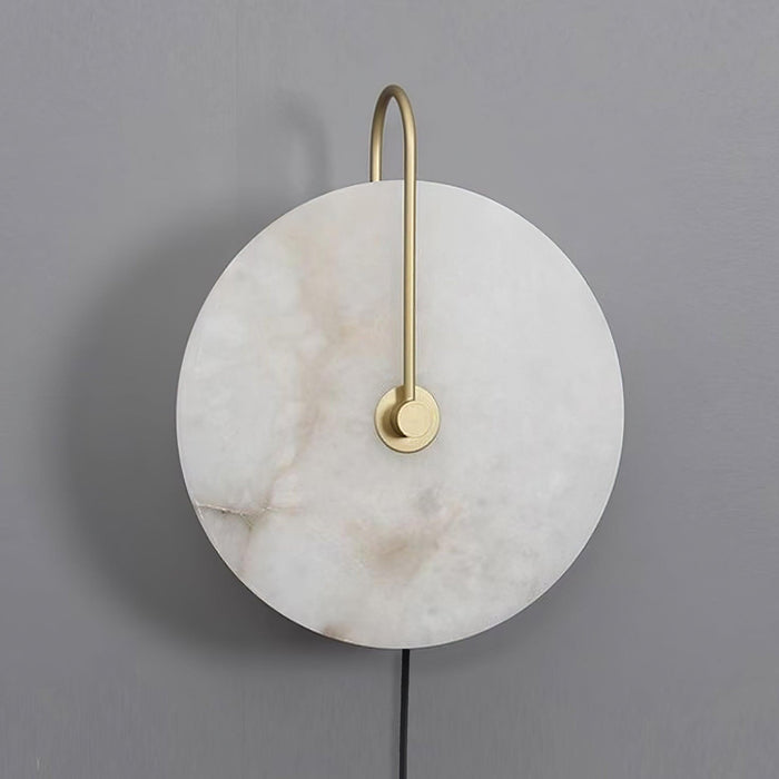Alabaster LED Plug - In Wall Lamp - Simprolos