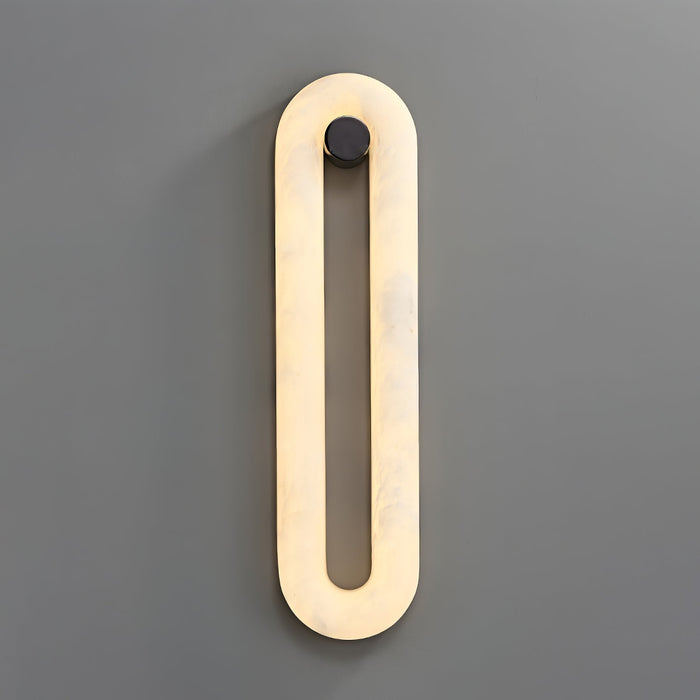 Alabaster Loop Wall Light - Simprolos