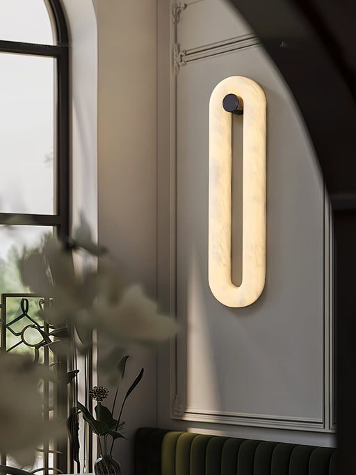 Alabaster Loop Wall Light - Simprolos