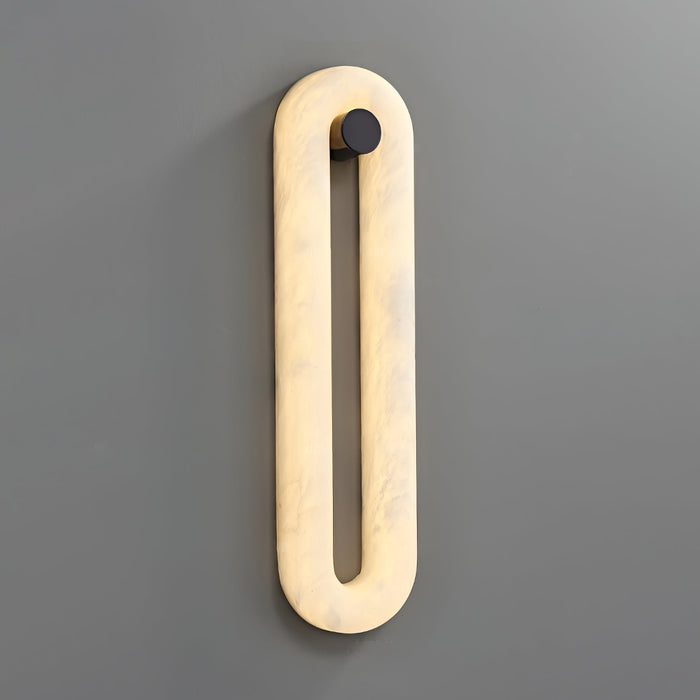 Alabaster Loop Wall Light - Simprolos