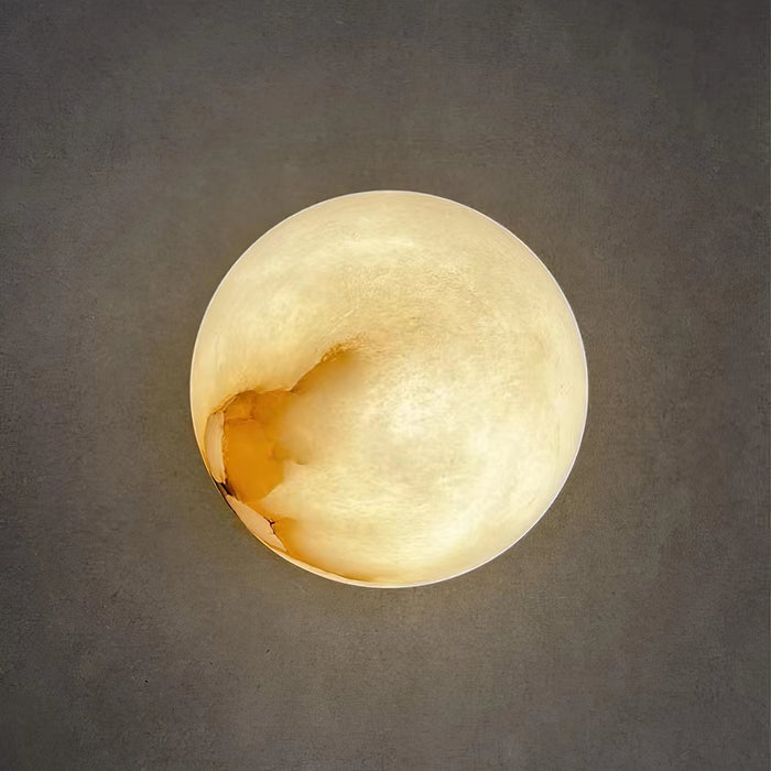 Alabaster Mini Orb Wall Lamp - Simprolos