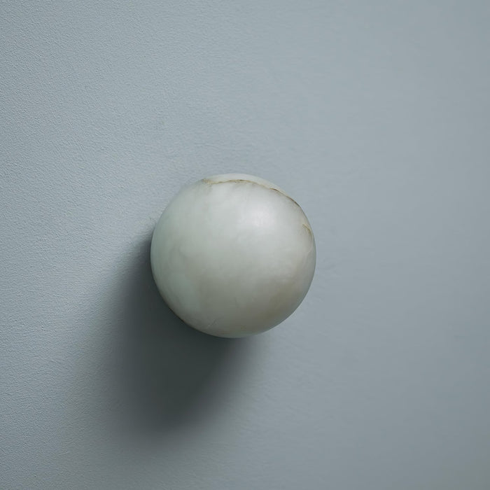 Alabaster Mini Orb Wall Lamp - Simprolos