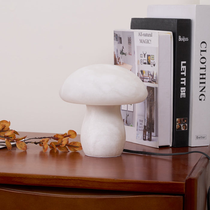 Alabaster Mushroom Table Lamp - Simprolos