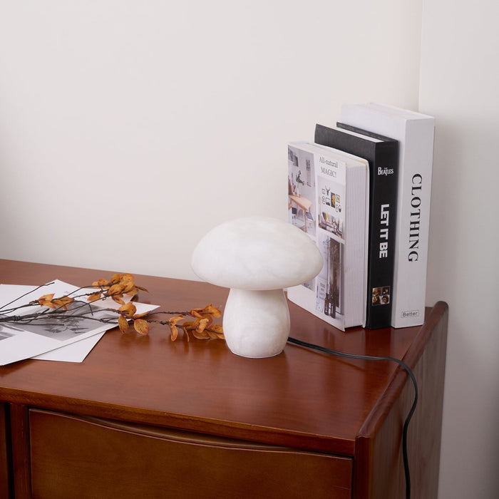 Alabaster Mushroom Table Lamp - Simprolos