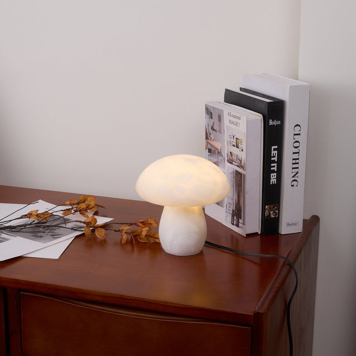 Alabaster Mushroom Table Lamp - Simprolos