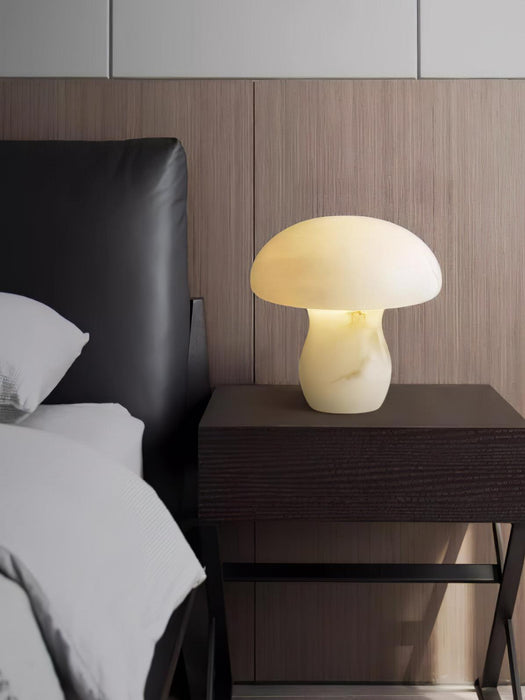 Alabaster Mushroom Table Lamp - Simprolos
