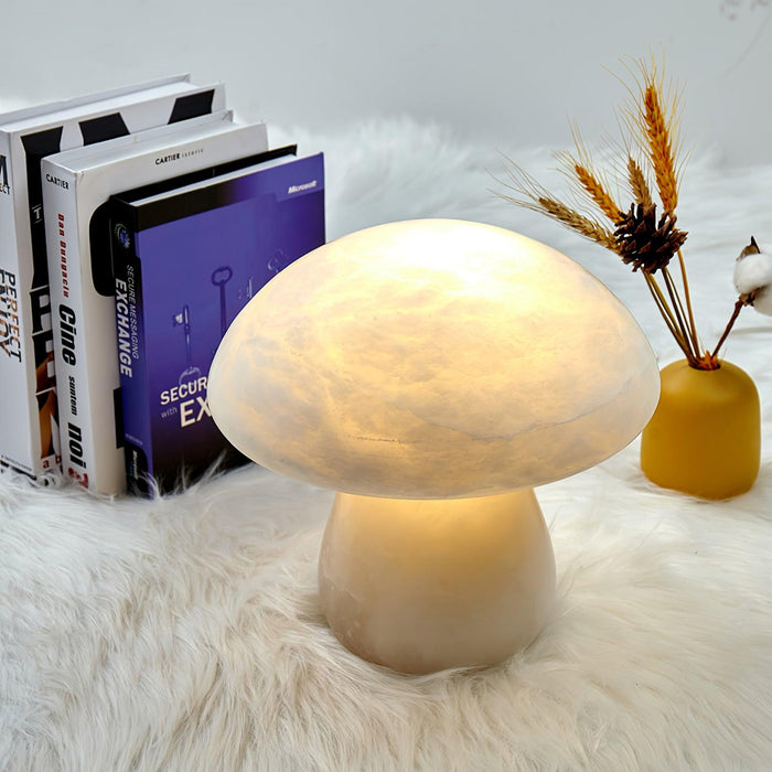 Alabaster Mushroom Table Lamp - Simprolos