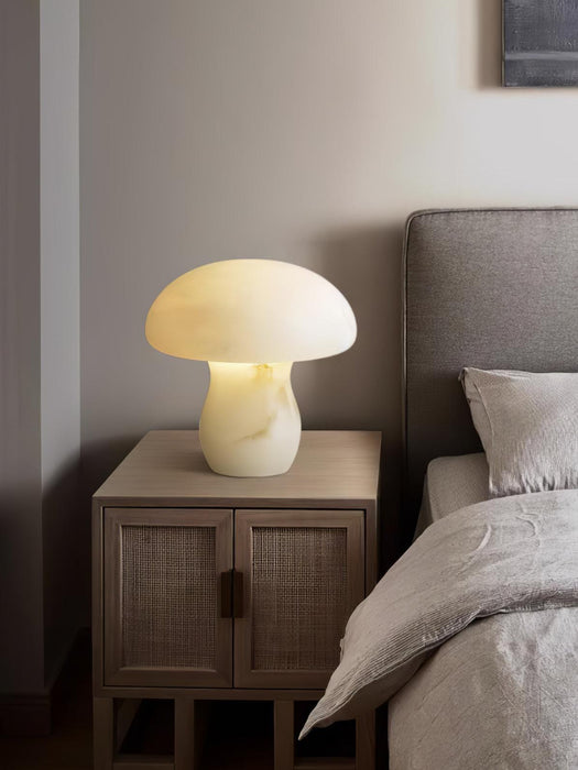 Alabaster Mushroom Table Lamp - Simprolos