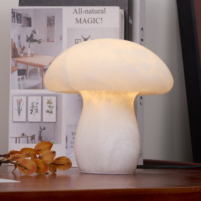 Alabaster Mushroom Table Lamp - Simprolos