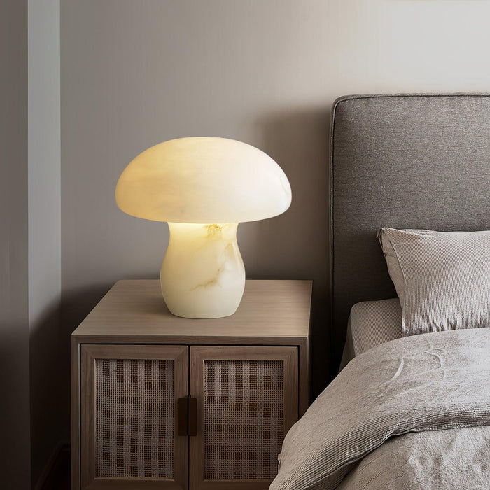 Alabaster Mushroom Table Lamp - Simprolos
