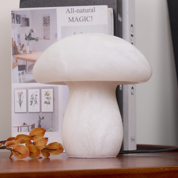 Alabaster Mushroom Table Lamp - Simprolos