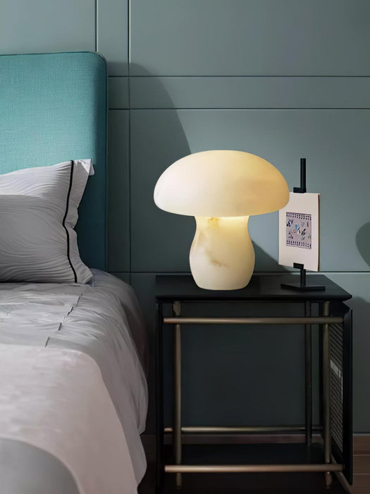 Alabaster Mushroom Table Lamp - Simprolos