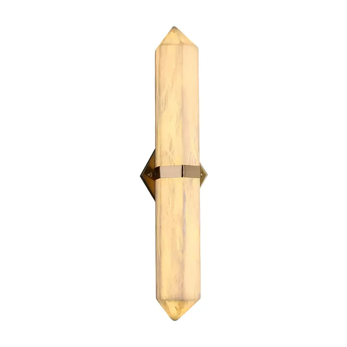 Alabaster Obelisk Wall Sconce - Simprolos