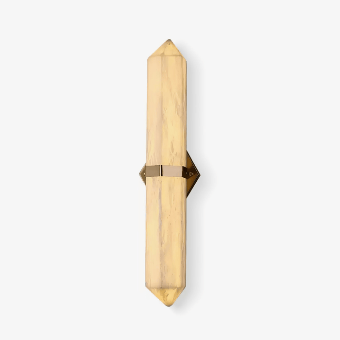 Alabaster Obelisk Wall Sconce - Simprolos