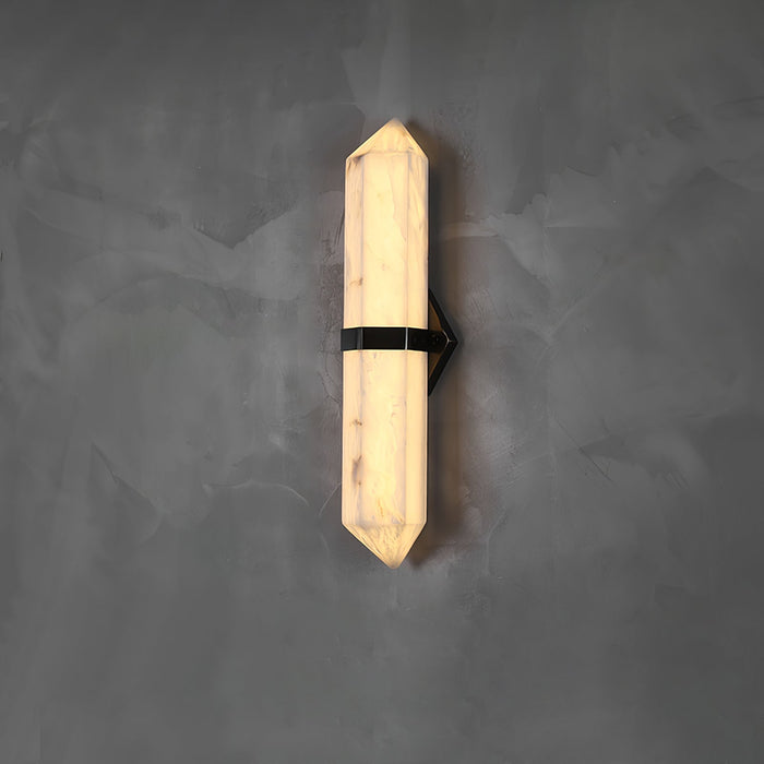 Alabaster Obelisk Wall Sconce - Simprolos