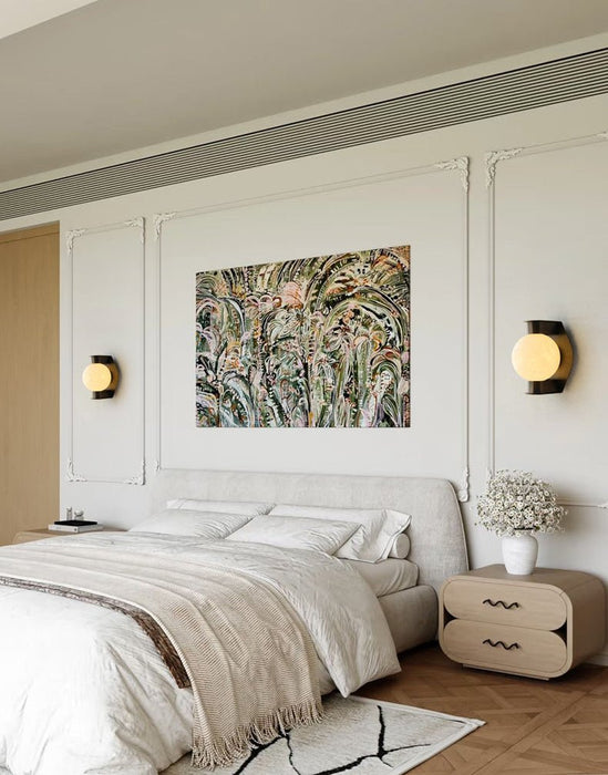 Alabaster Orb Alabaster Sconce - Simprolos