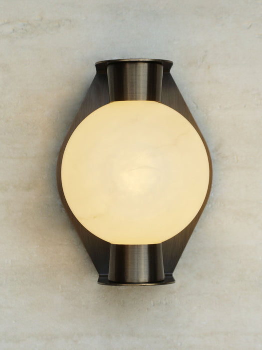 Alabaster Orb Alabaster Sconce - Simprolos