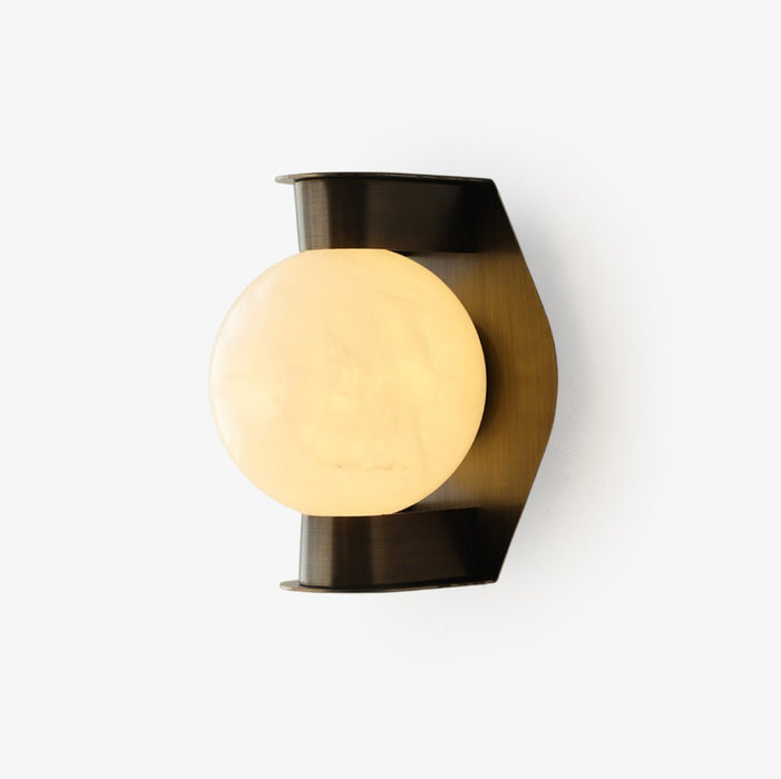 Alabaster Orb Alabaster Sconce - Simprolos