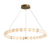 Alabaster Orb Ring Chandelier - Simprolos
