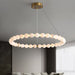 Alabaster Orb Ring Chandelier - Simprolos