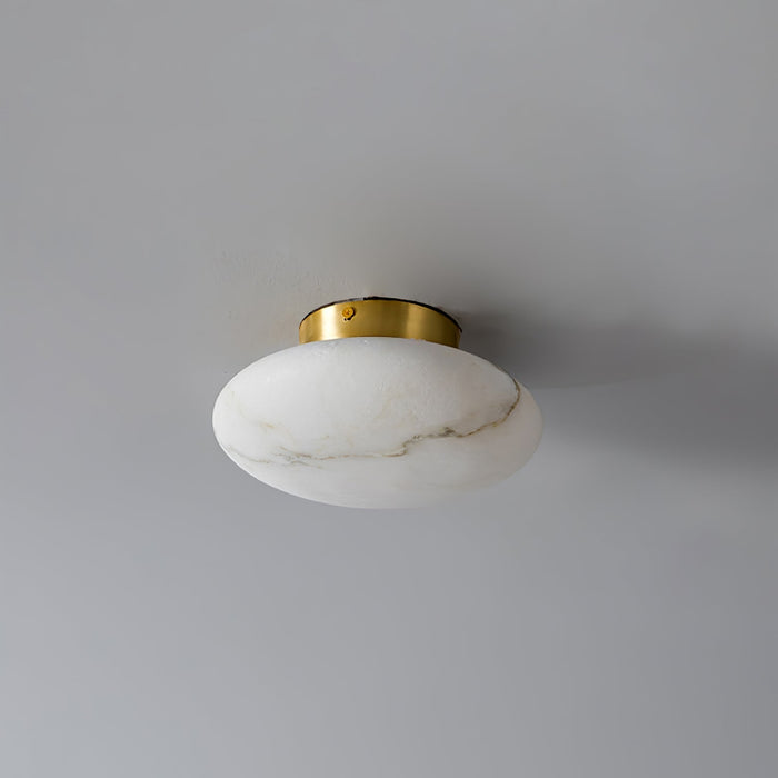 Alabaster Oval Ceiling Lamp - Simprolos