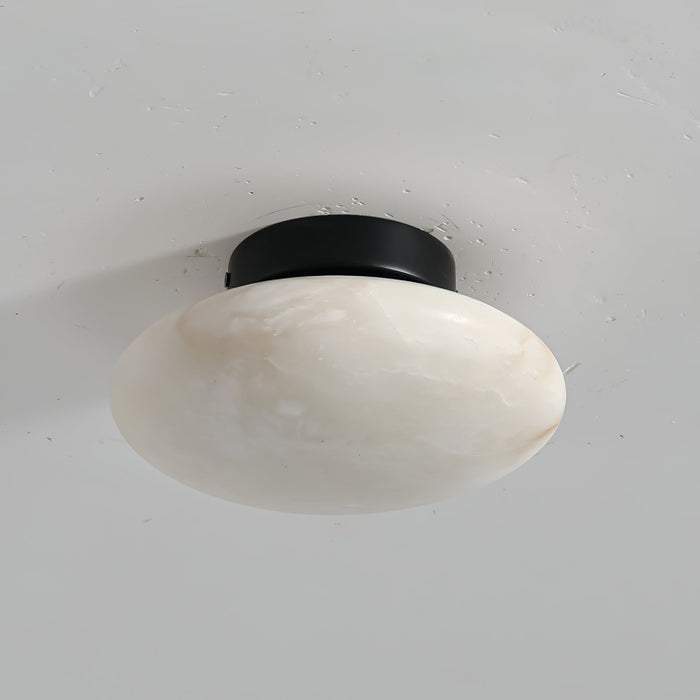 Alabaster Oval Ceiling Lamp - Simprolos