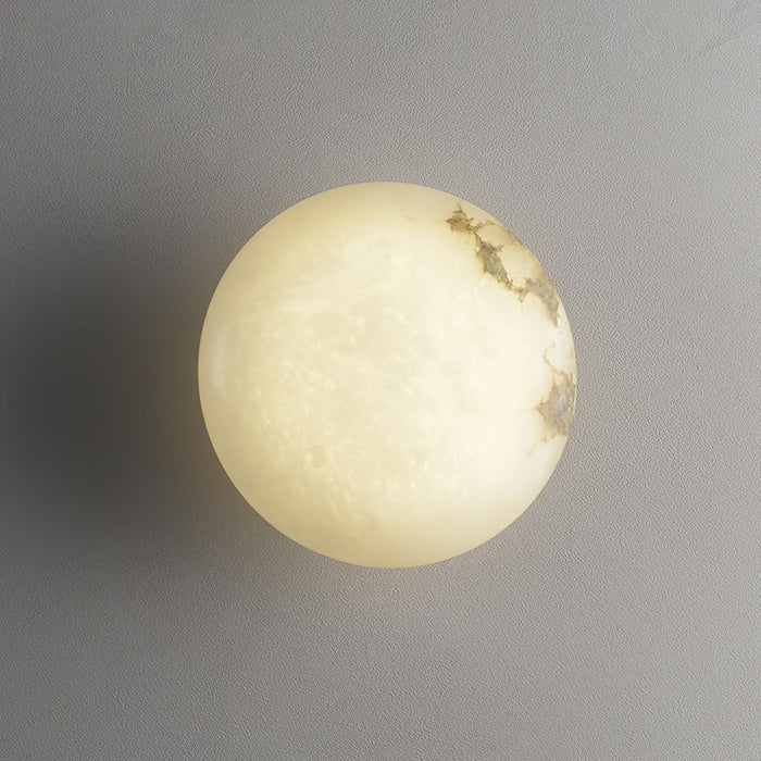 Alabaster Oval Ceiling Lamp - Simprolos