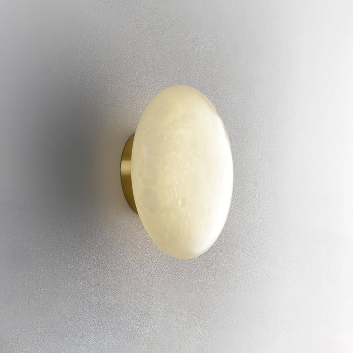 Alabaster Oval Ceiling Lamp - Simprolos