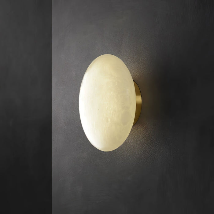 Alabaster Oval Ceiling Lamp - Simprolos