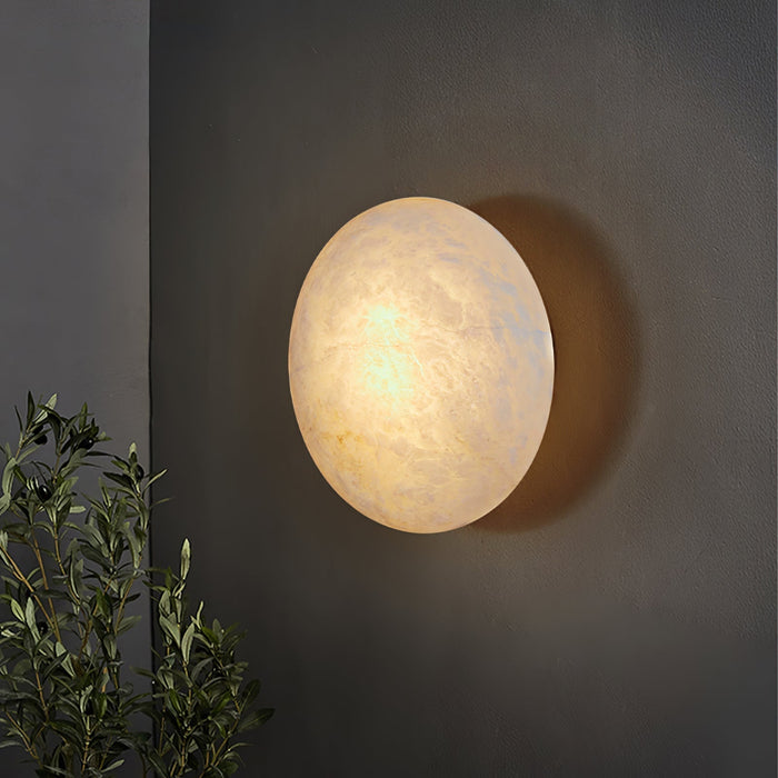 Alabaster Oval Ceiling Lamp - Simprolos