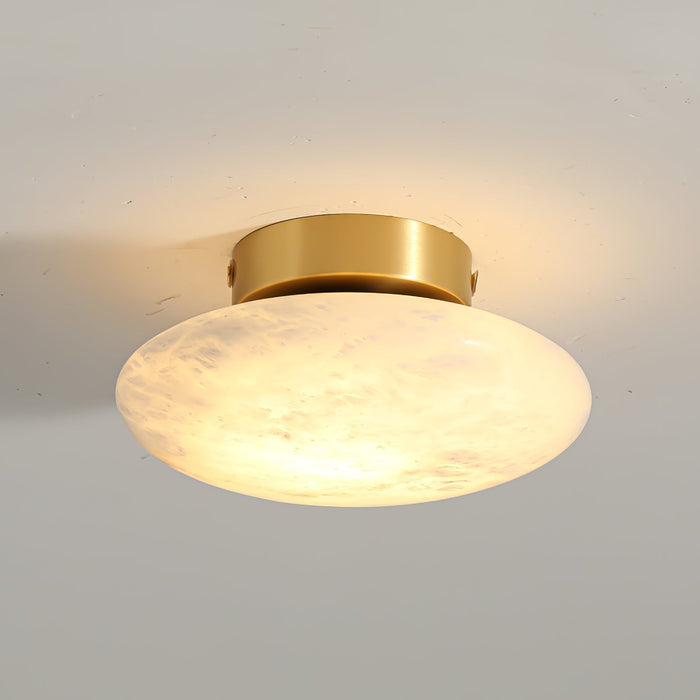 Alabaster Oval Ceiling Lamp - Simprolos