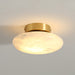 Alabaster Oval Ceiling Lamp - Simprolos