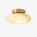 Alabaster Oval Ceiling Lamp - Simprolos