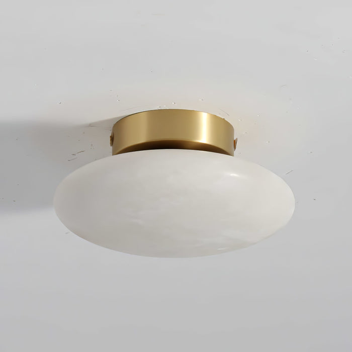 Alabaster Oval Ceiling Lamp - Simprolos
