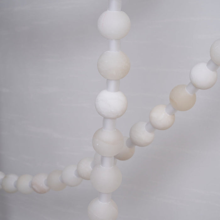 Alabaster Pearl Necklace Chandelier - Simprolos