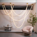 Alabaster Pearl Necklace Chandelier - Simprolos