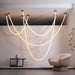 Alabaster Pearl Necklace Chandelier - Simprolos