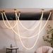 Alabaster Pearl Necklace Chandelier - Simprolos