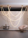Alabaster Pearl Necklace Chandelier - Simprolos
