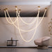 Alabaster Pearl Necklace Chandelier - Simprolos