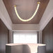 Alabaster Pearl Necklace Chandelier - Simprolos