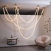 Alabaster Pearl Necklace Chandelier - Simprolos