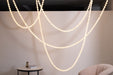Alabaster Pearl Necklace Chandelier - Simprolos
